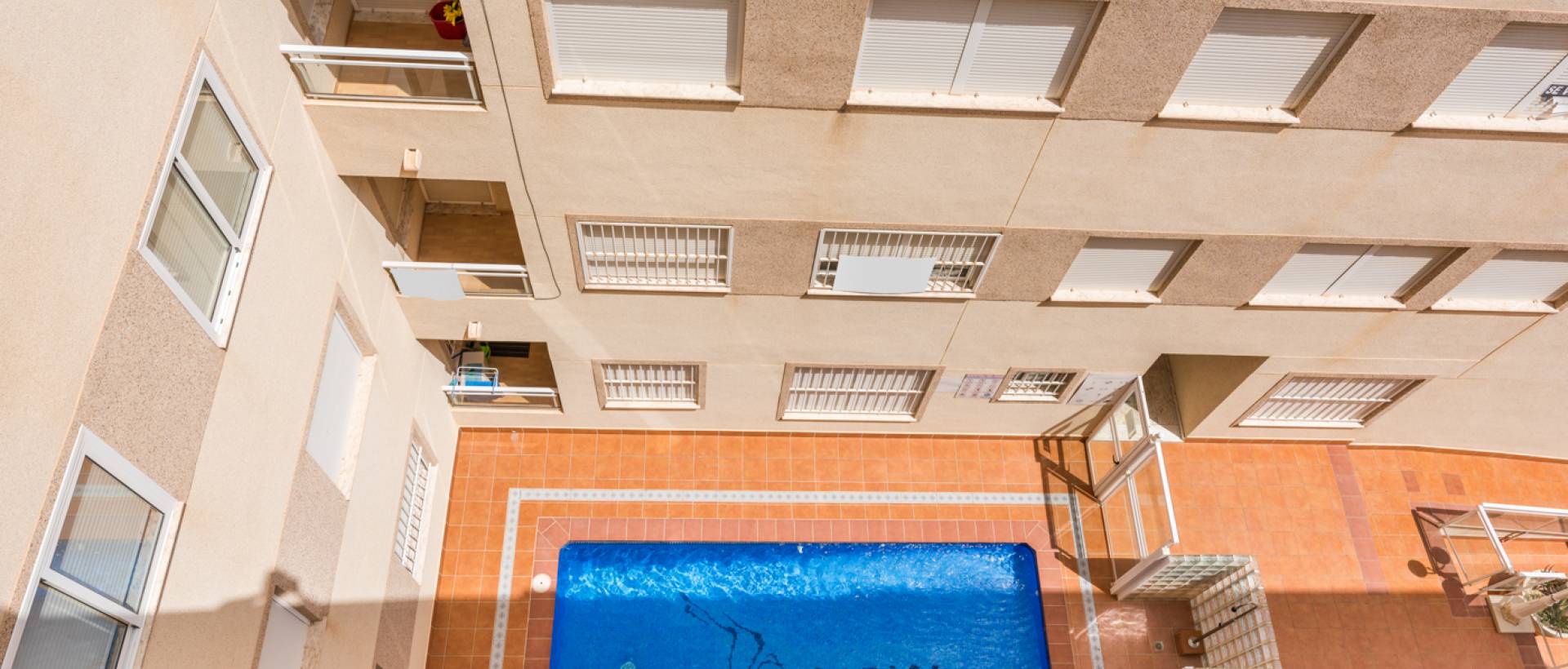 Vistas a la piscina | Apartamento de segunda mano con piscina en Formentera del Segura
