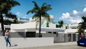 Obra Nueva - Villa - Torrevieja - Lago jardin