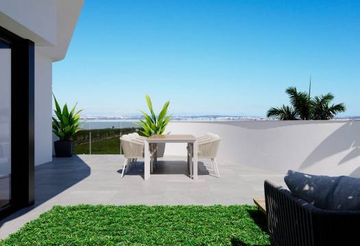 New - Villa - Torrevieja - Lago jardin