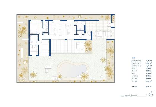 Obra Nueva - Villa - BAÑOS Y MENDIGO - Altaona golf and country village