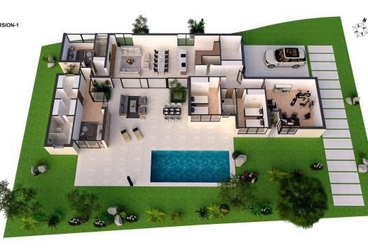 New - Villa - BAÑOS Y MENDIGO - Altaona golf and country village