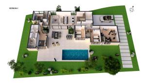 Obra Nueva - Villa - BAÑOS Y MENDIGO - Altaona golf and country village