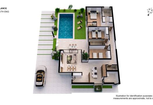 Obra Nueva - Villa - BAÑOS Y MENDIGO - Altaona golf and country village