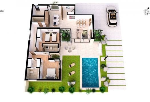 New - Villa - BAÑOS Y MENDIGO - Altaona golf and country village