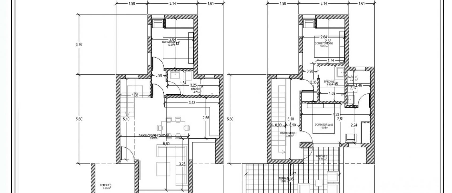 Obra Nueva - Villa / Chalet - LOS URRUTIAS - ESTRELLA DE MAR