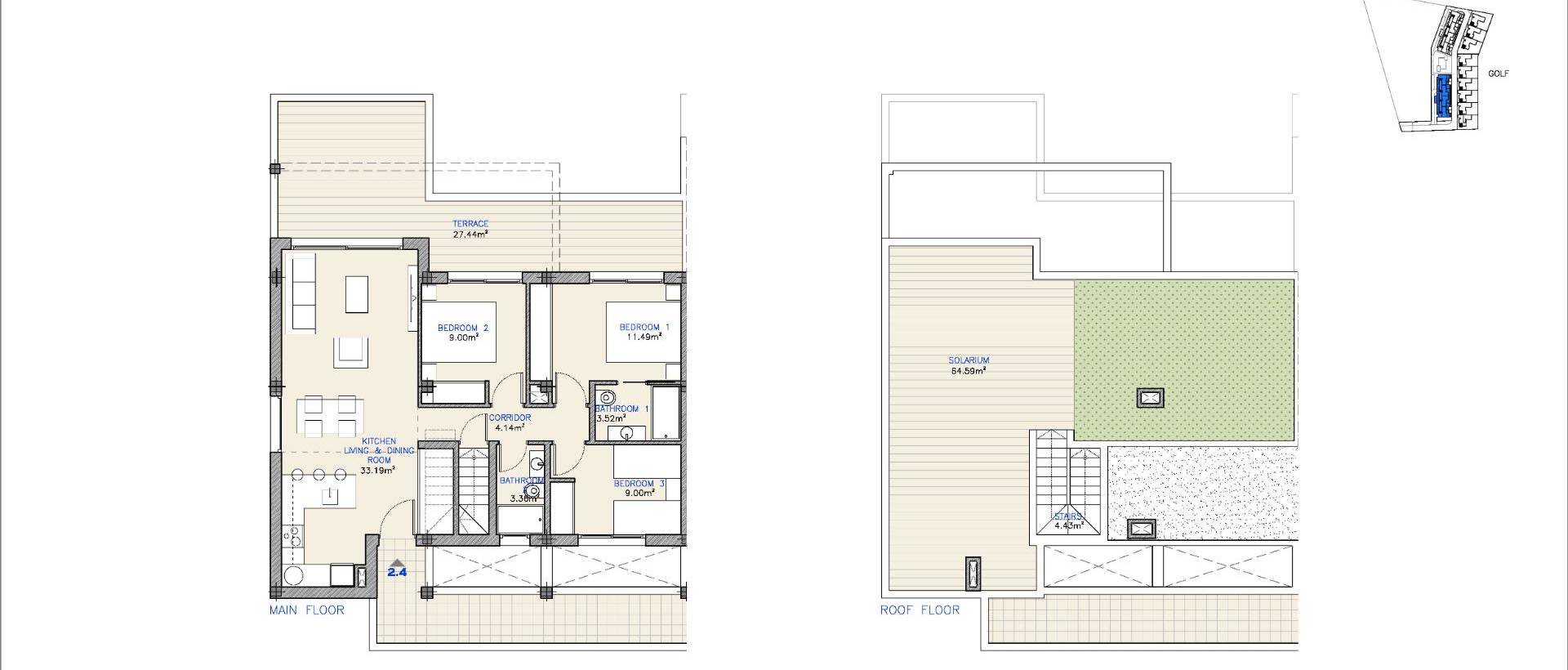 New - Apartment - Los Alcázares - Serena Golf