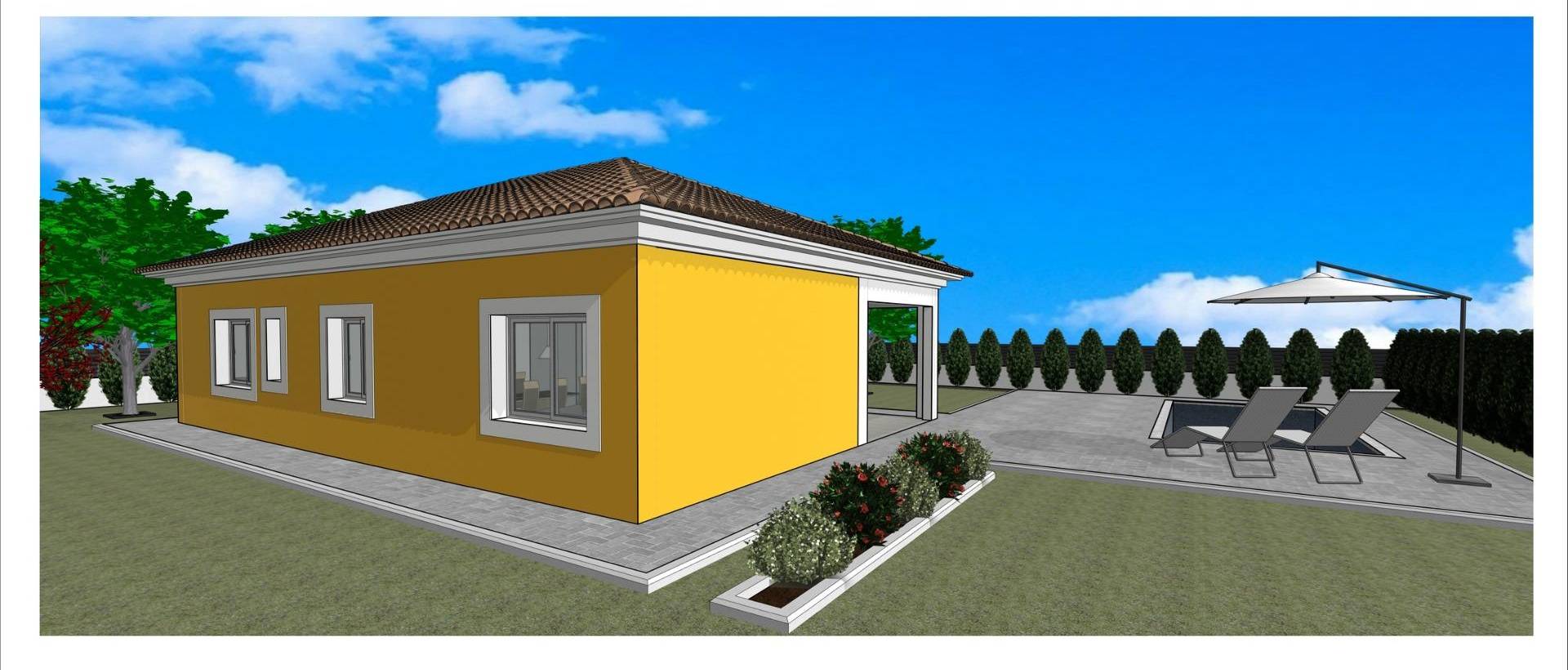 Obra Nueva - Villa / Chalet - Pinoso - Lel