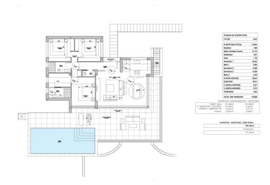 Obra Nueva - Villa - Orihuela - Las Colinas Golf