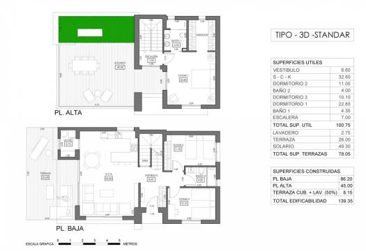 Obra Nueva - Villa - Orihuela Costa - La Ciñuelica