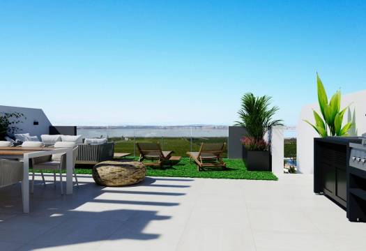 New - Townhouse - Torrevieja - Lago jardin