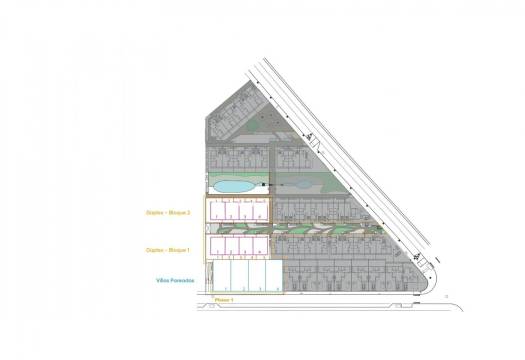 Obra Nueva - Adosado - Torrevieja - Lago jardin