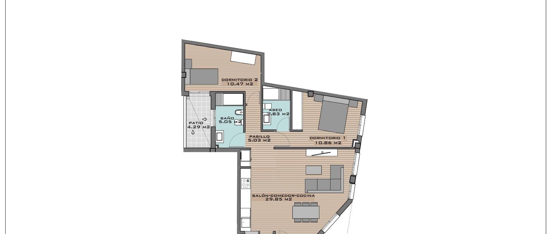 Obra Nueva - Apartmento - Algorfa - Pueblo