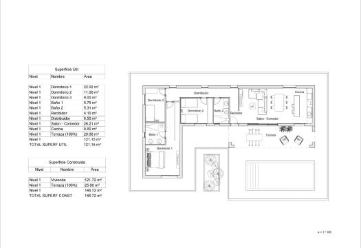 Obra Nueva - Villa / Chalet - Pinoso - Lel