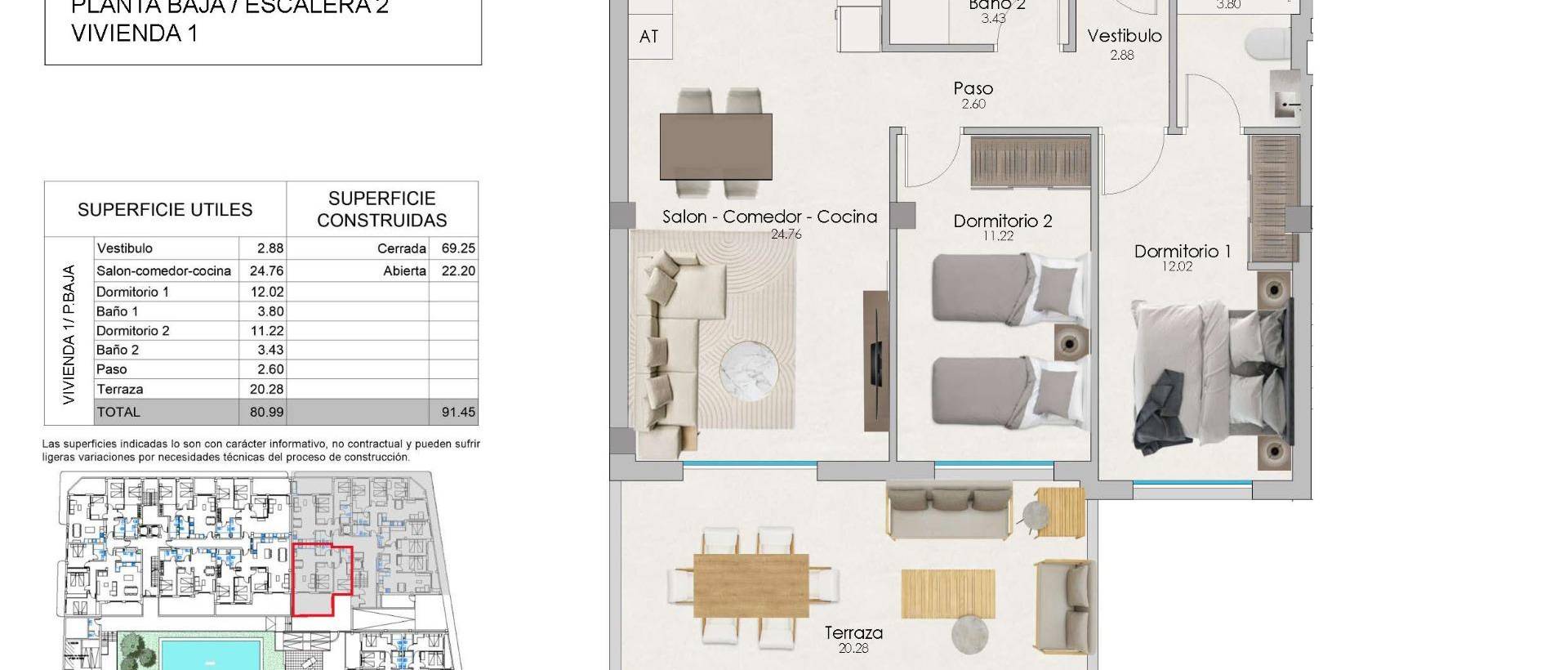 Obra Nueva - Apartmento - Santa Pola - Eroski