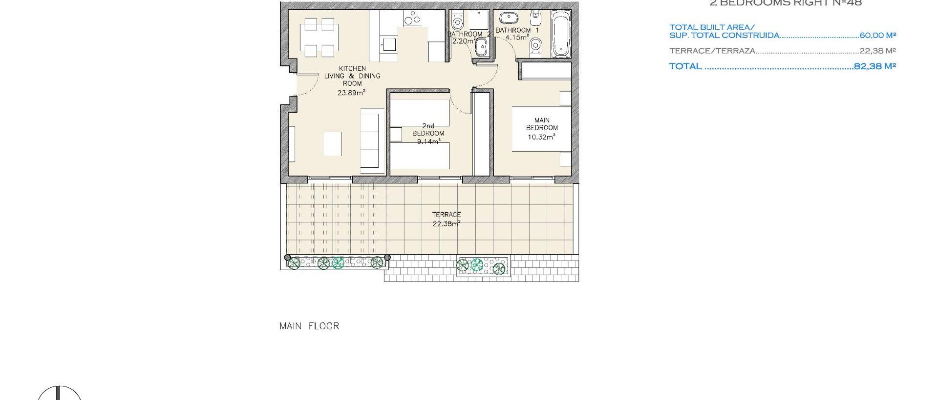 Obra Nueva - Apartmento - Águilas - Collados