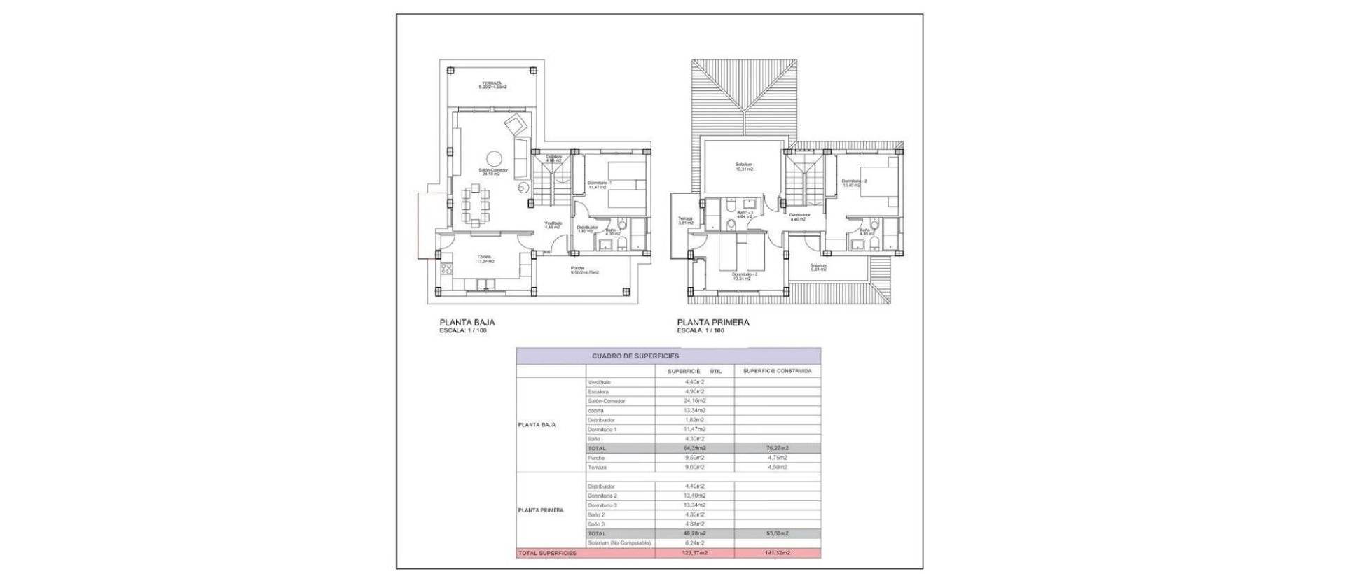 Obra Nueva - Villa / Chalet - Lorca - Purias