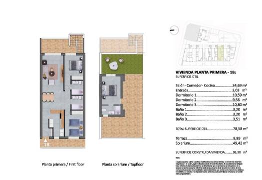 Obra Nueva - Adosado - Pilar de la Horadada - pueblo