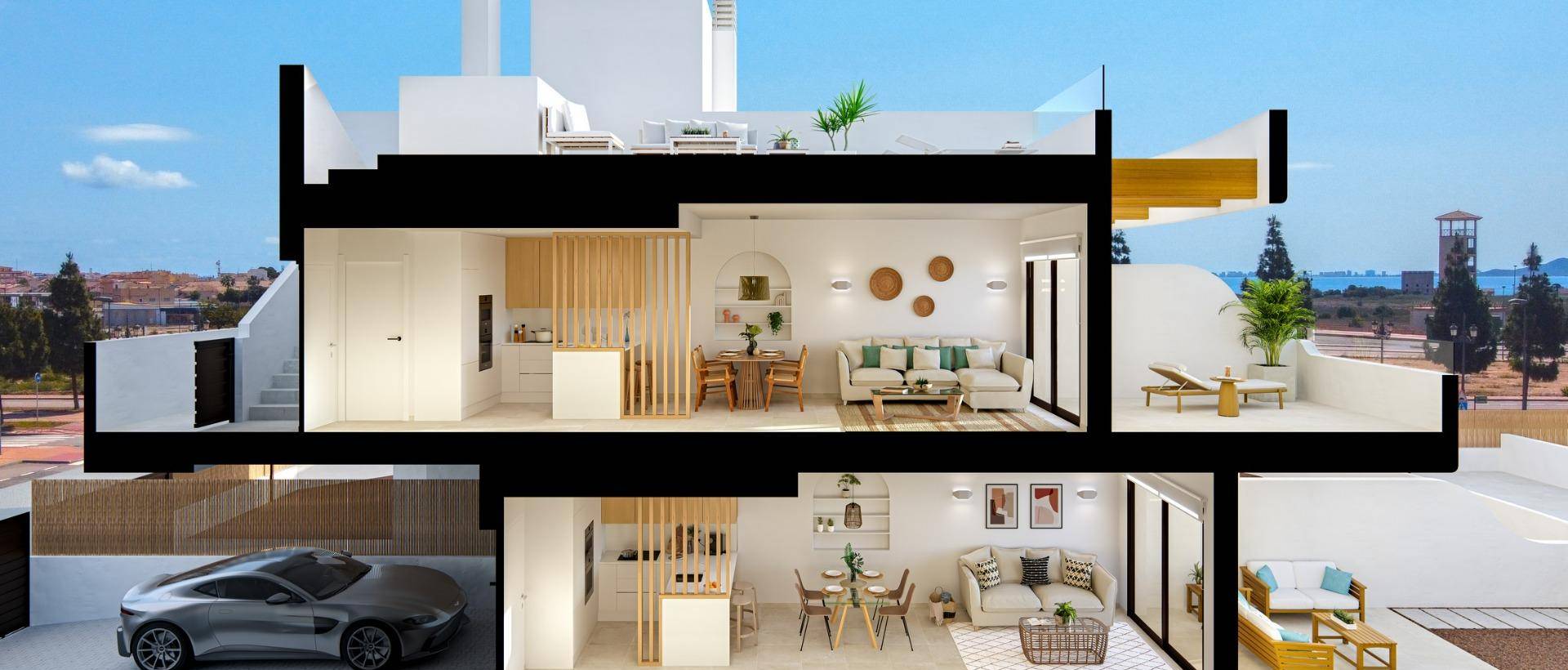 New - Townhouse - Los Alcázares - Serena Golf