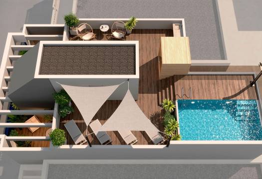 New - Apartment - Torrevieja - Playa del Acequión
