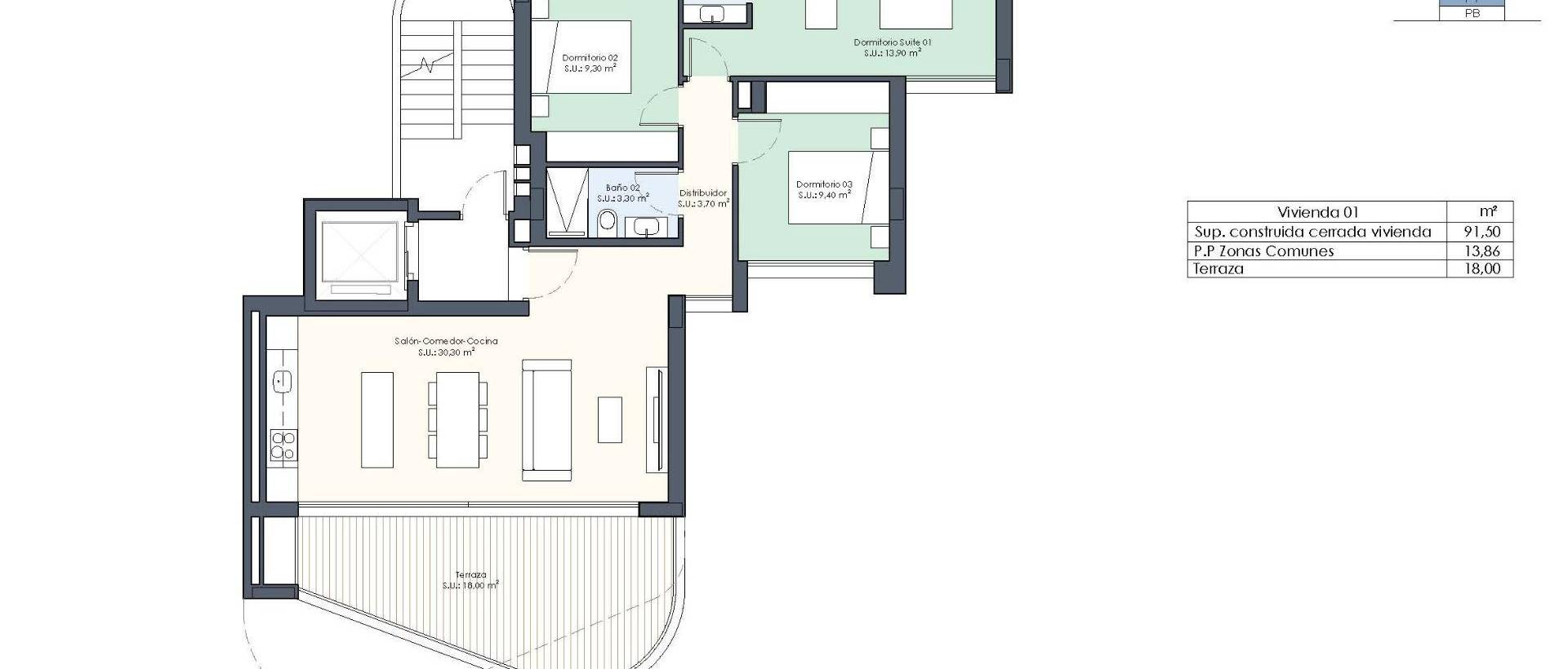 Obra Nueva - Apartmento - Guardamar del Segura - Avenida del Puerto