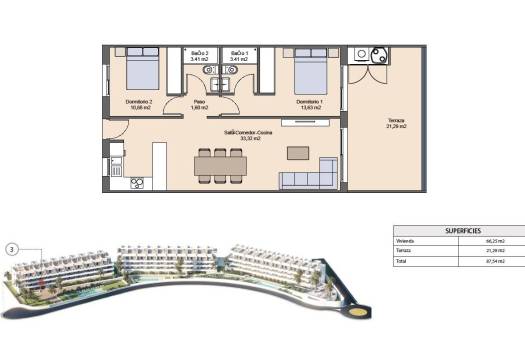 Obra Nueva - Apartmento - Finestrat - Balcón de finestrat