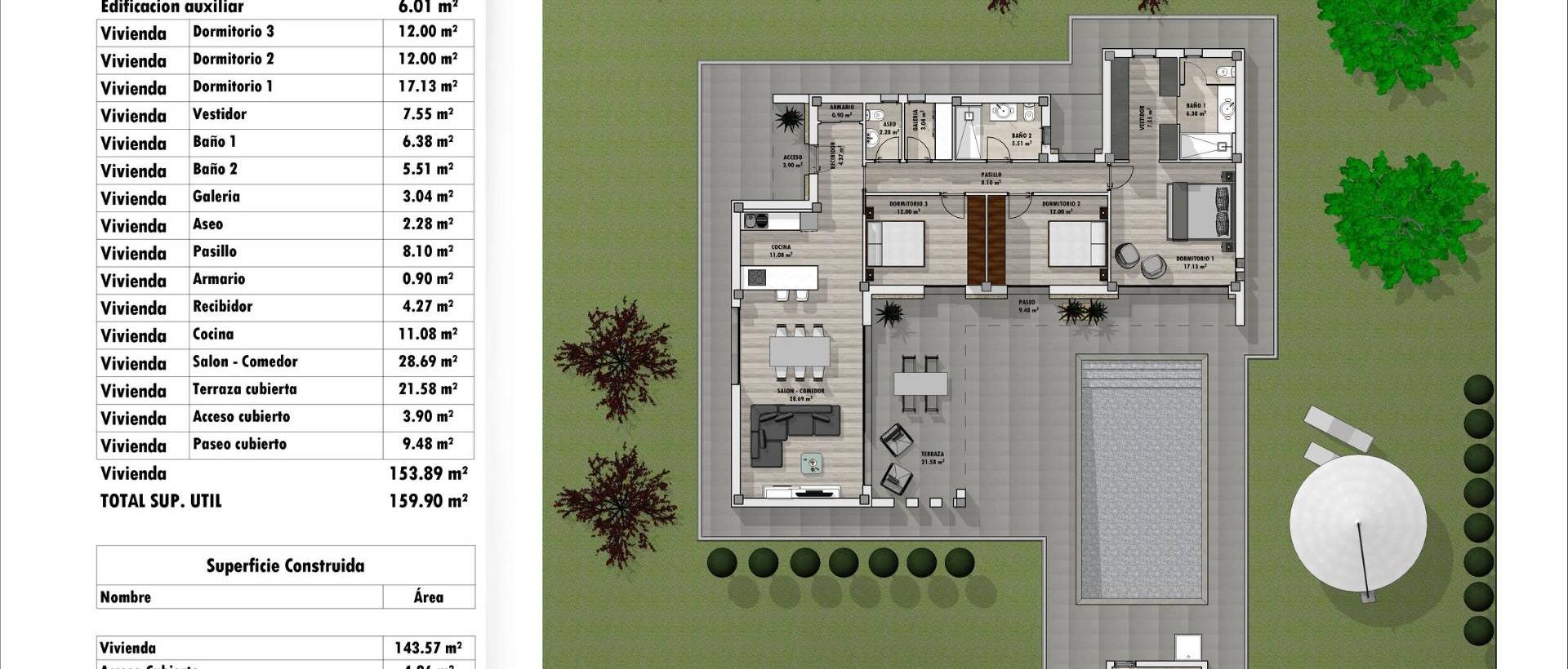 New - Villa - Aspe - Poligono 19