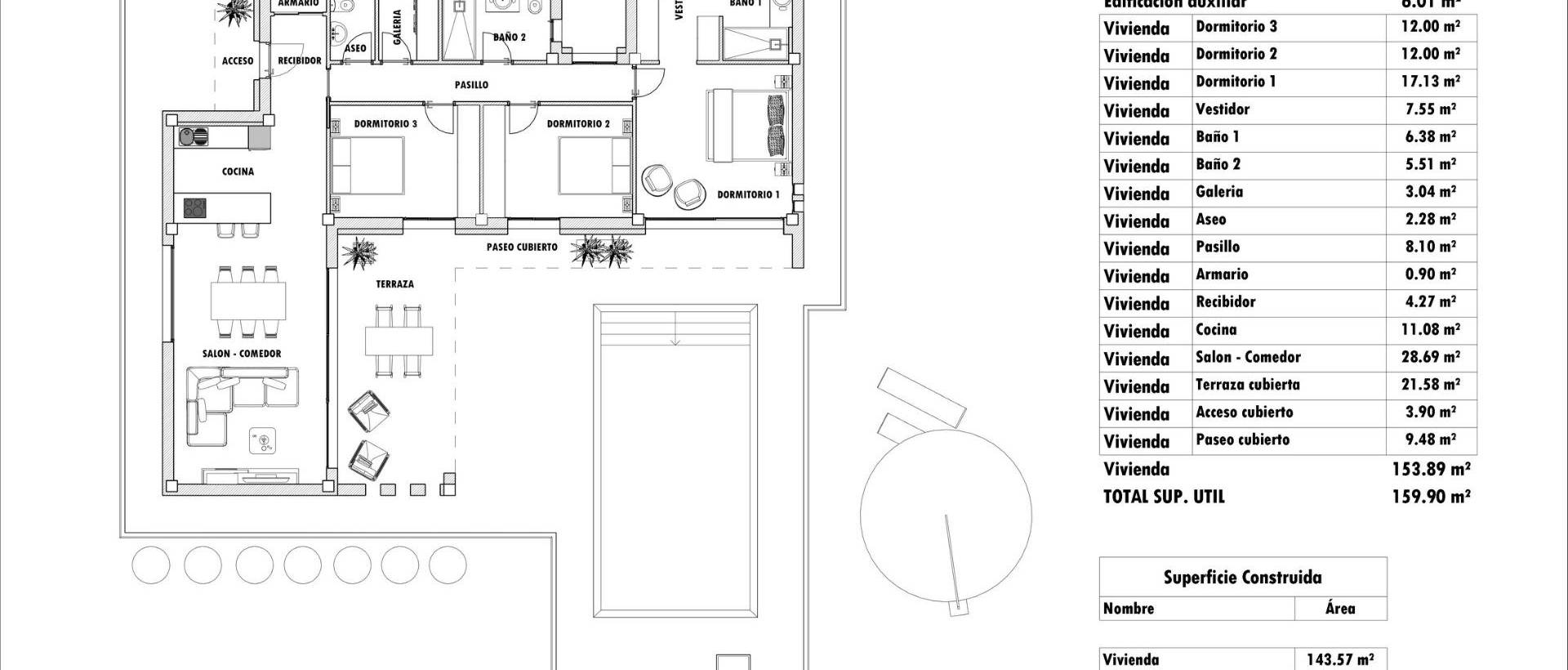 New - Villa - Aspe - Poligono 19