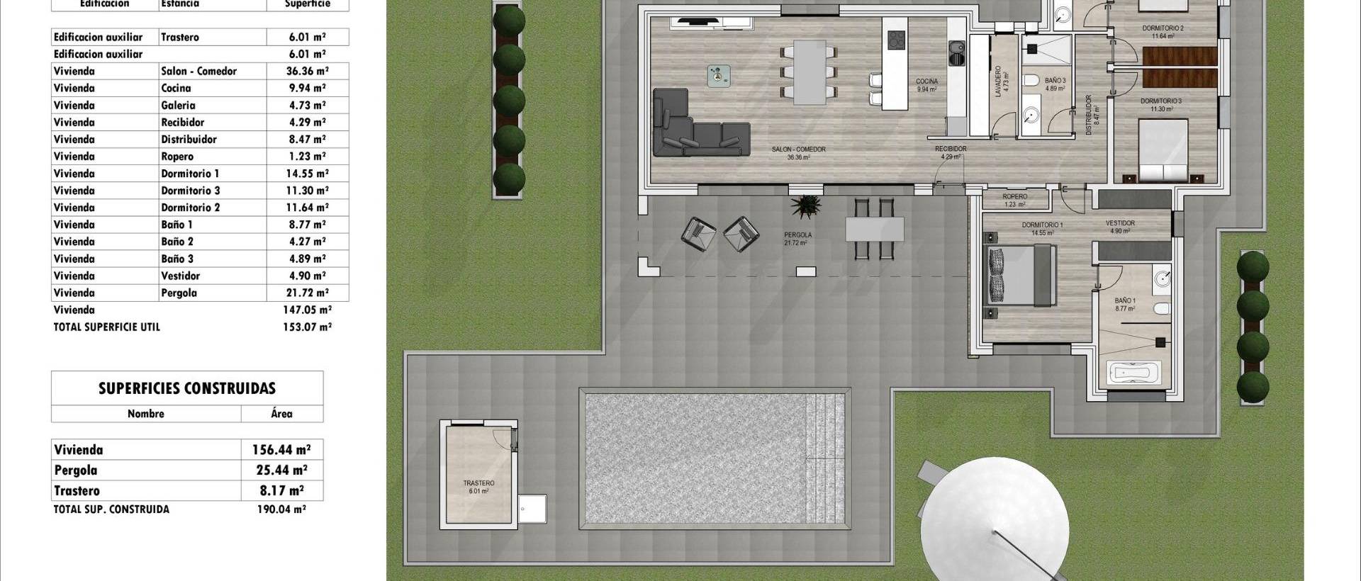 New - Villa - Aspe - Poligono 19