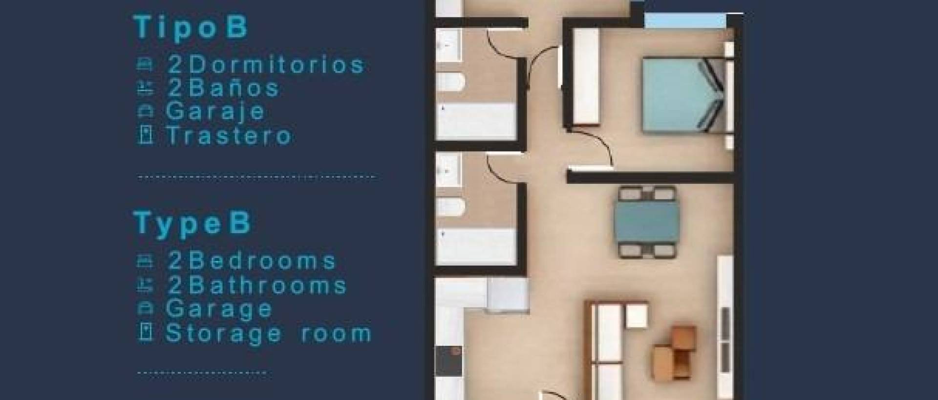 New - Top Floor Bungalow - San Pedro del Pinatar - San Pedro de Pinatar