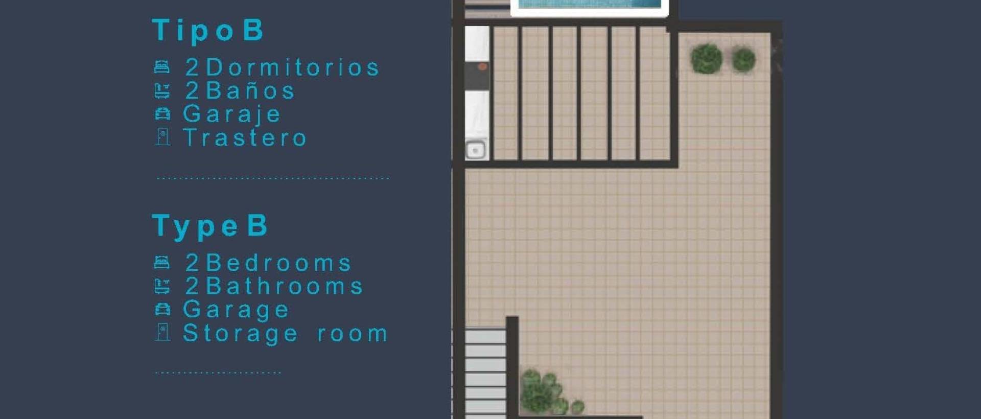 New - Top Floor Bungalow - San Pedro del Pinatar - San Pedro de Pinatar