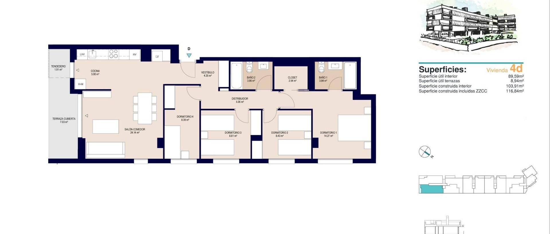 Obra Nueva - Apartmento - Alicante