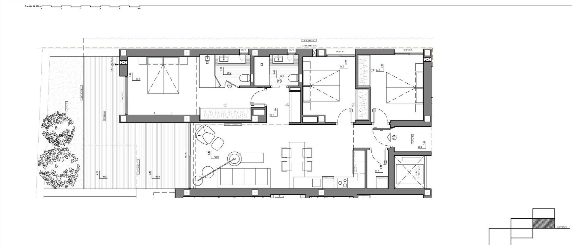 Obra Nueva - Ground floor apartment - Benitachell