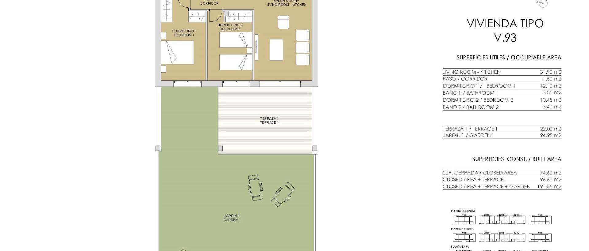 New - Ground floor apartment - Pilar de la Horadada