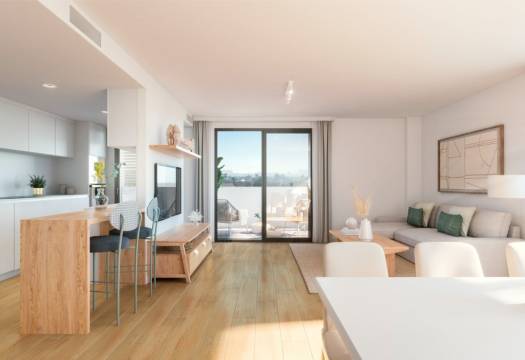 New - Ground floor apartment - San Juan Alicante