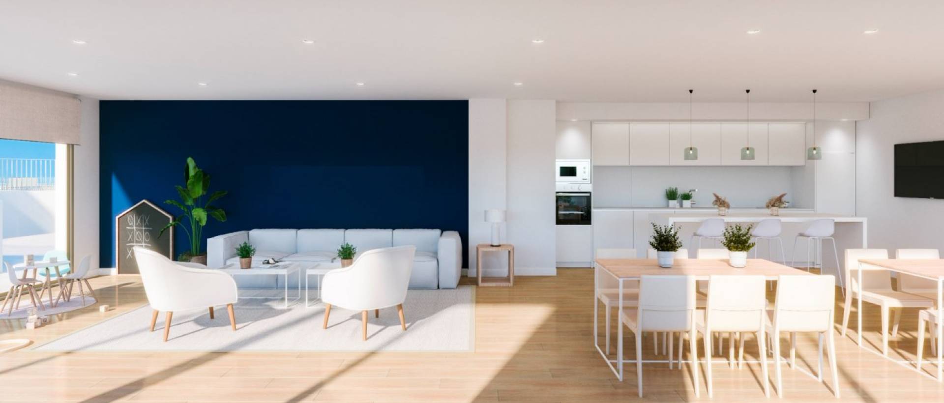 New - Ground floor apartment - San Juan Alicante