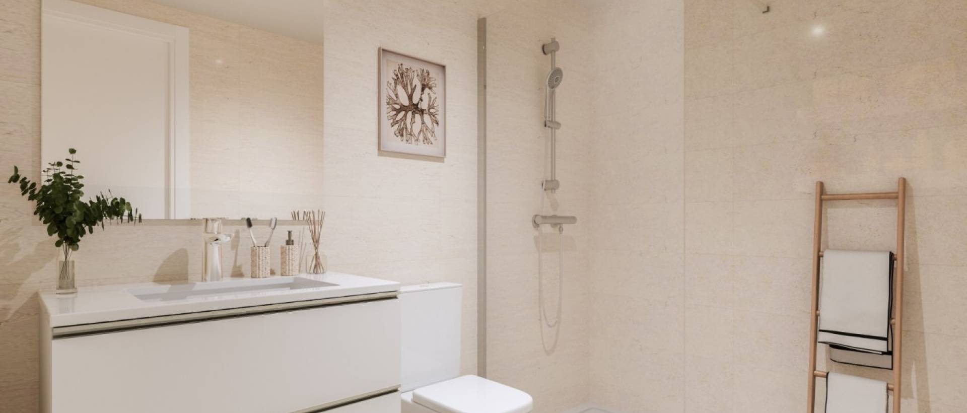 New - Ground floor apartment - San Juan Alicante