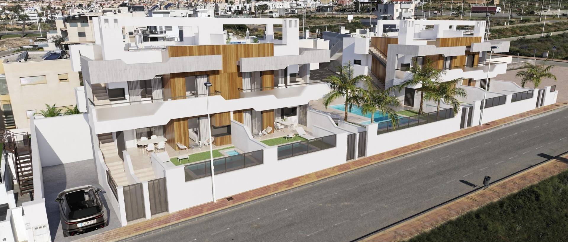 Obra Nueva - Adosado - Puerto de mazarron - El Alamillo