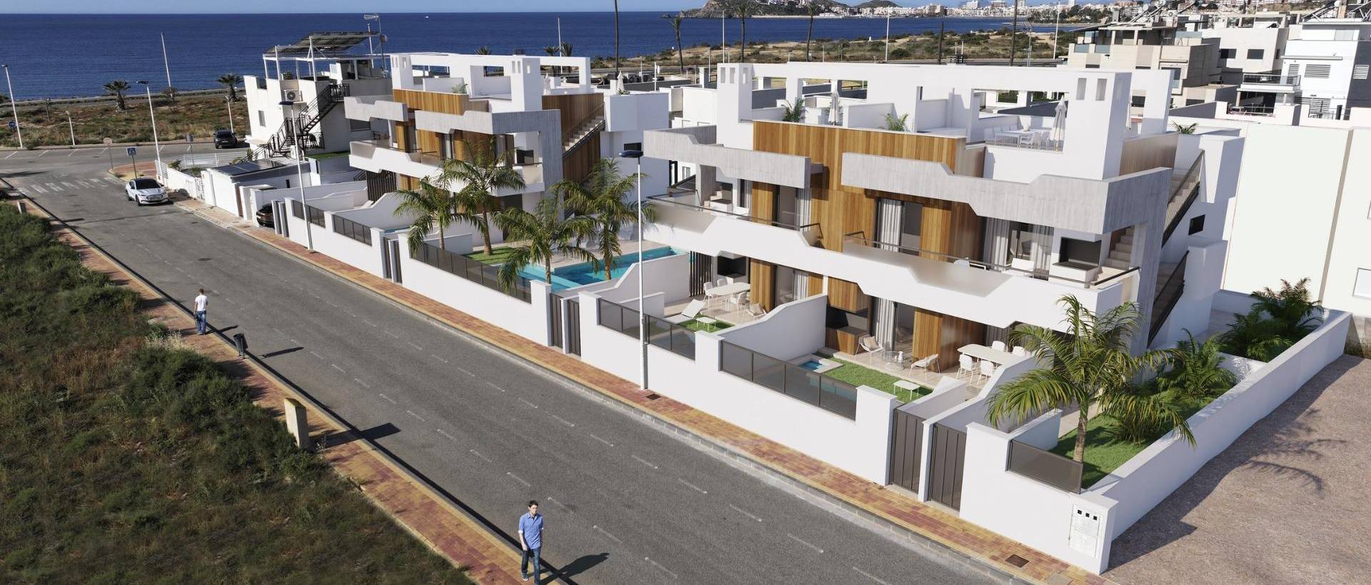 Obra Nueva - Adosado - Puerto de mazarron - El Alamillo