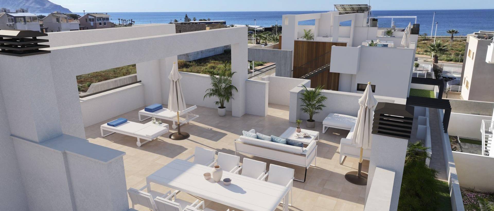 Obra Nueva - Adosado - Puerto de mazarron - El Alamillo