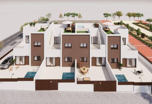 New - Townhouse - Pilar de la Horadada - Barrio los Segundas
