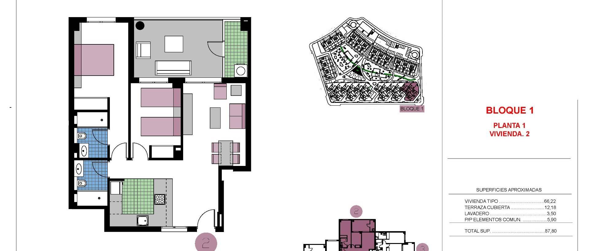 Obra Nueva - Apartmento - Pilar de la Horadada - Mil Palmeras