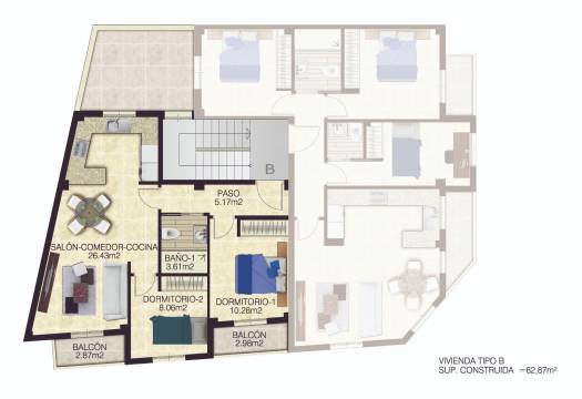 Obra Nueva - Apartmento - Jacarilla - pueblo