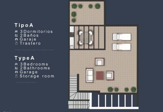 Obra Nueva - Top Floor Bungalow - San Pedro del Pinatar - Los Pinos