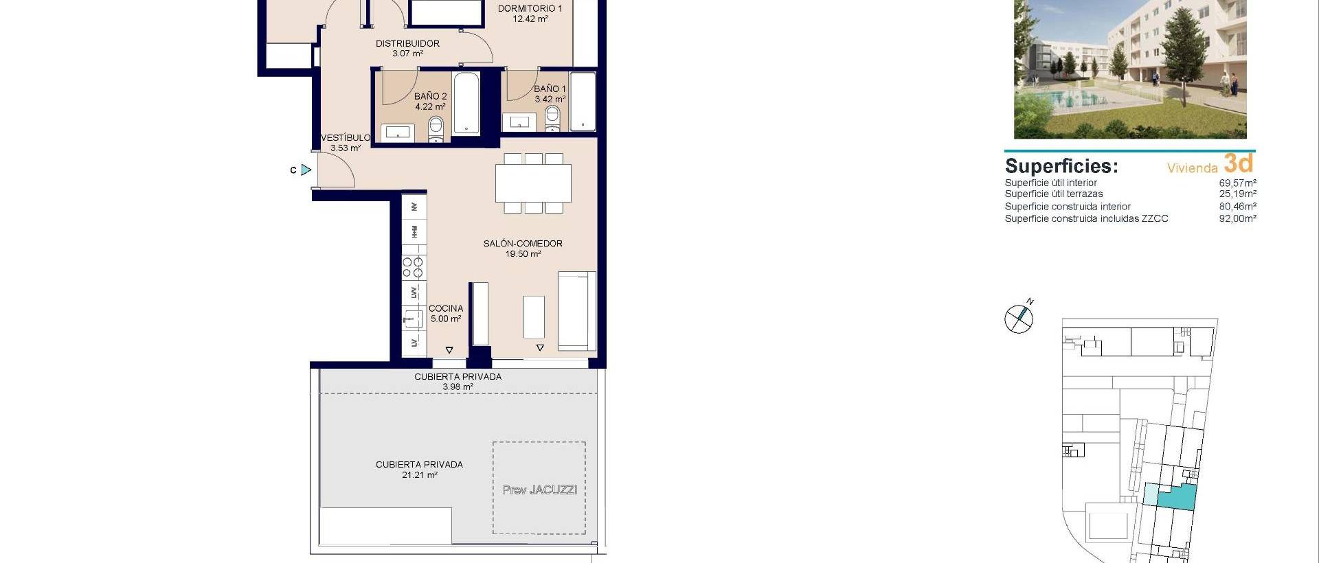 Obra Nueva - Ground floor apartment - Alicante - San Agustín