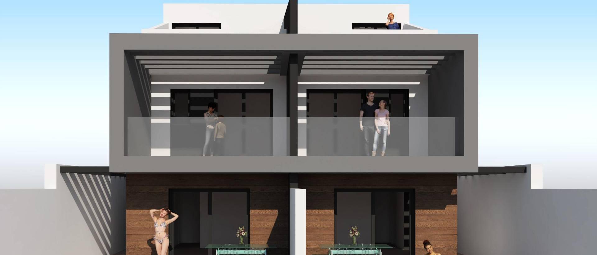 Obra Nueva - Semidetached - San Javier - Santiago De La Ribera