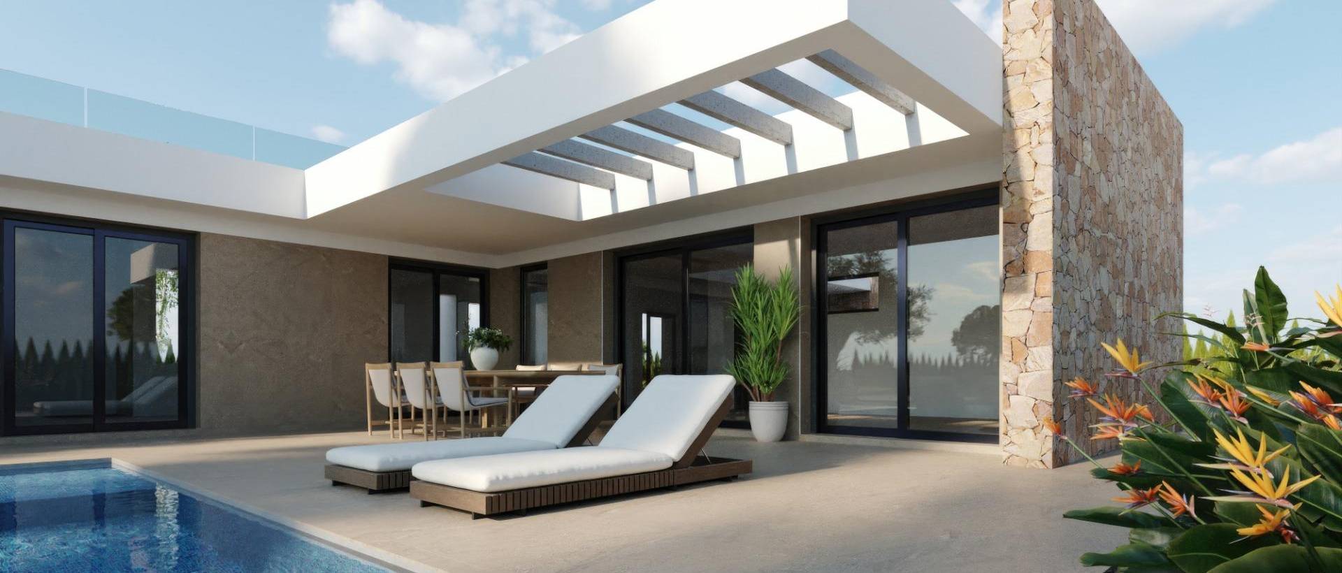 Obra Nueva - Villa / Chalet - Fuente Álamo - Hacienda del Alamo