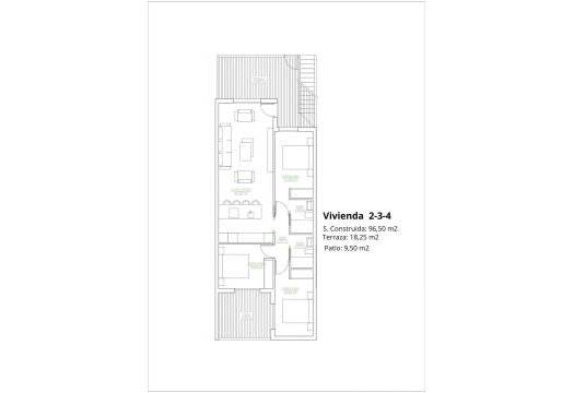 Obra Nueva - Ground Floor Bungalow - San Pedro del Pinatar - Los antolinos