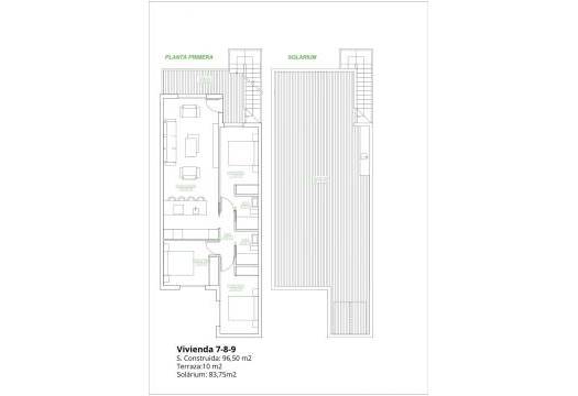 Obra Nueva - Top Floor Bungalow - San Pedro del Pinatar - Los antolinos
