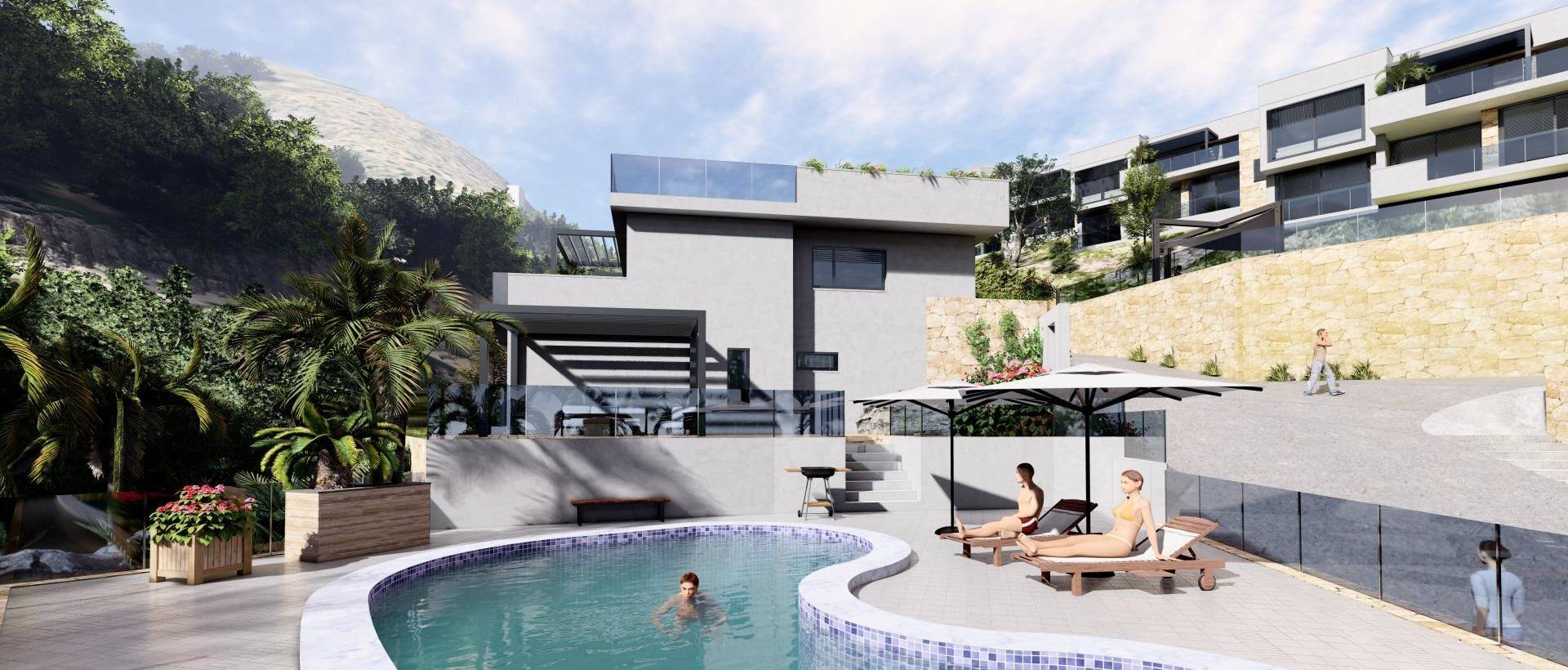 Obra Nueva - Semidetached - Altea - Sierra de Altea