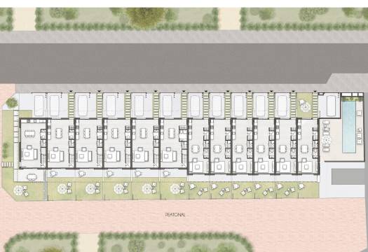 Obra Nueva - Semidetached - Pilar de la Horadada - pueblo